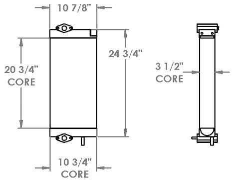 271360 - Komatsu PC88 Oil Cooler Oil Cooler