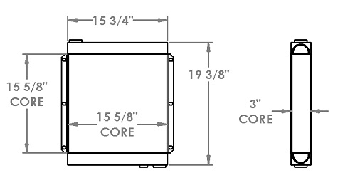 271365 - Industrial Oil Cooler Oil Cooler