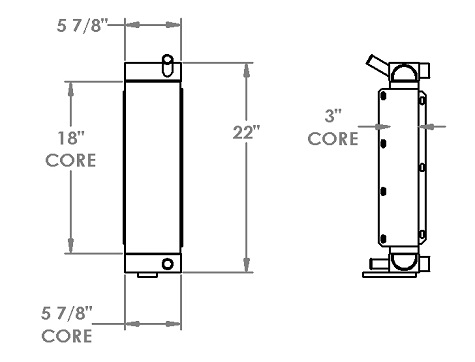 271376 - Industrial Oil Cooler Oil Cooler