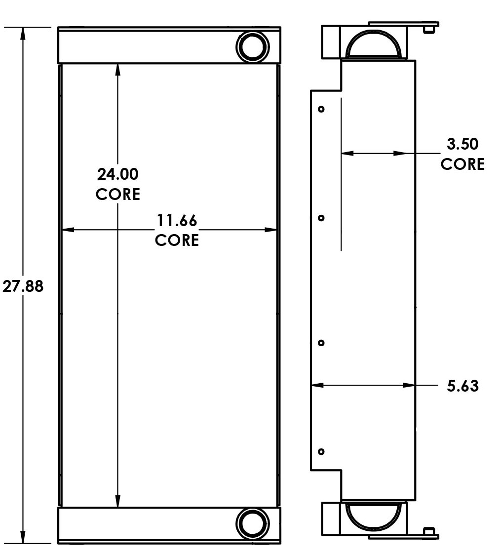 271392 - Johnson Street Sweeper Oil Cooler Oil Cooler