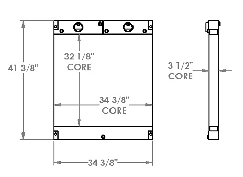 271399 - Industrial Oil Cooler Oil Cooler