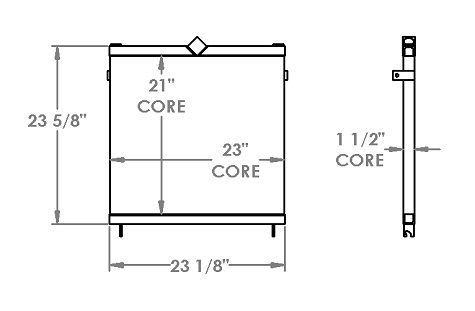 271400 - Industrial Oil Cooler Oil Cooler