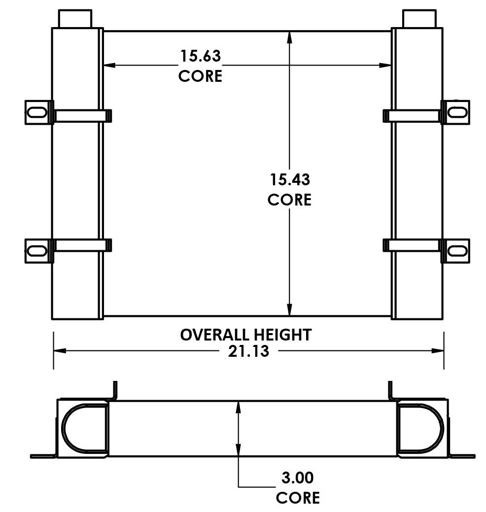 271403 - Thermal Transfer Products DF Series Oil Cooler Oil Cooler