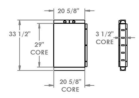 271416 - Sullair Compressor Oil Cooler Oil Cooler