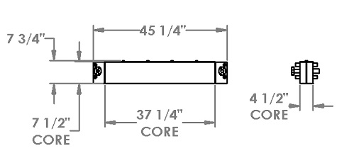 271417 - Daewoo / Doosan Wheel Loader Oil Cooler Oil Cooler