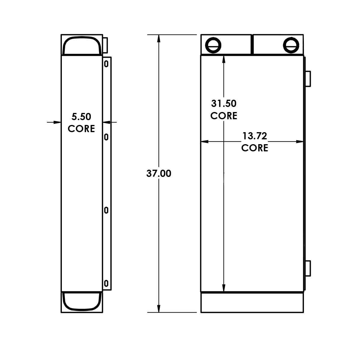 271424 - Kalmar Reach Stacker Oil Cooler Oil cooler