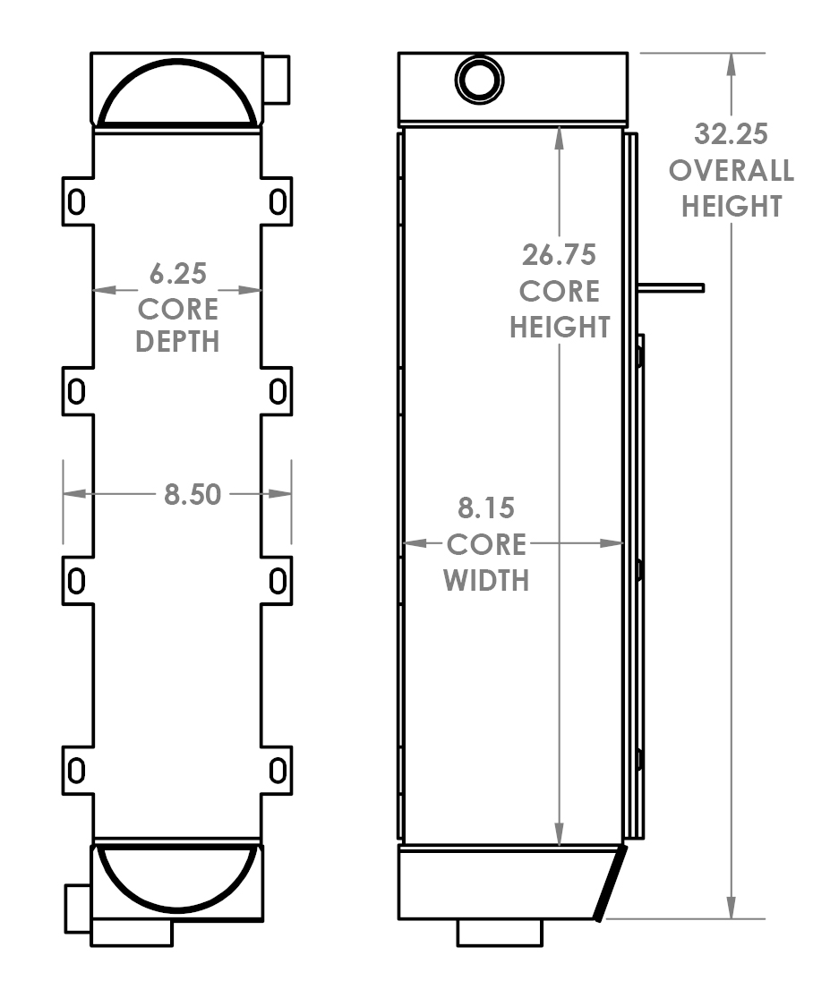 271429 - John Deere 710J Oil Cooler Oil cooler