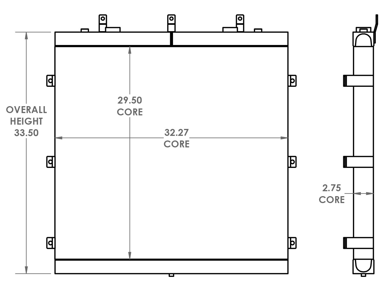 271440 - Portable Air Compressor Oil Cooler Oil Cooler