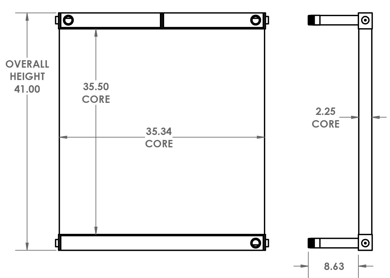 271449 - Industrial Oil Cooler Oil Cooler