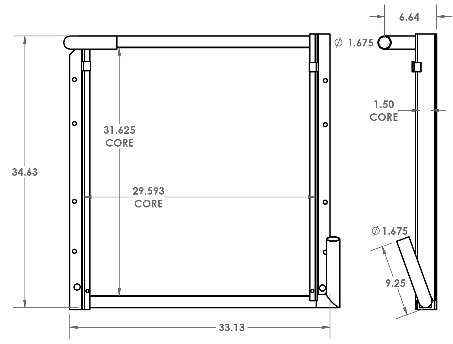 271451 - Industrial Oil Cooler Oil Cooler