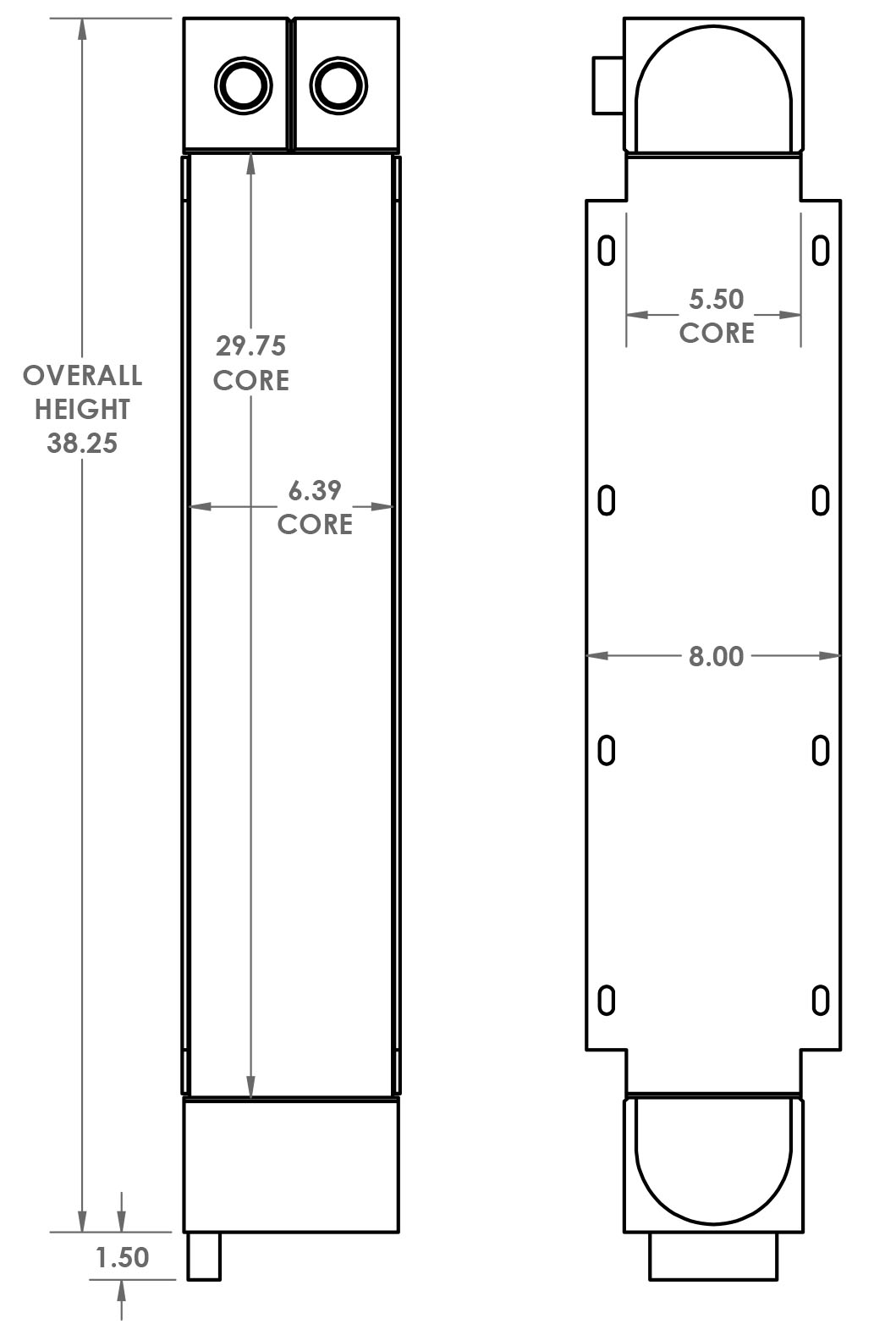 271456 - Taylor Forklift Oil Cooler Oil Cooler