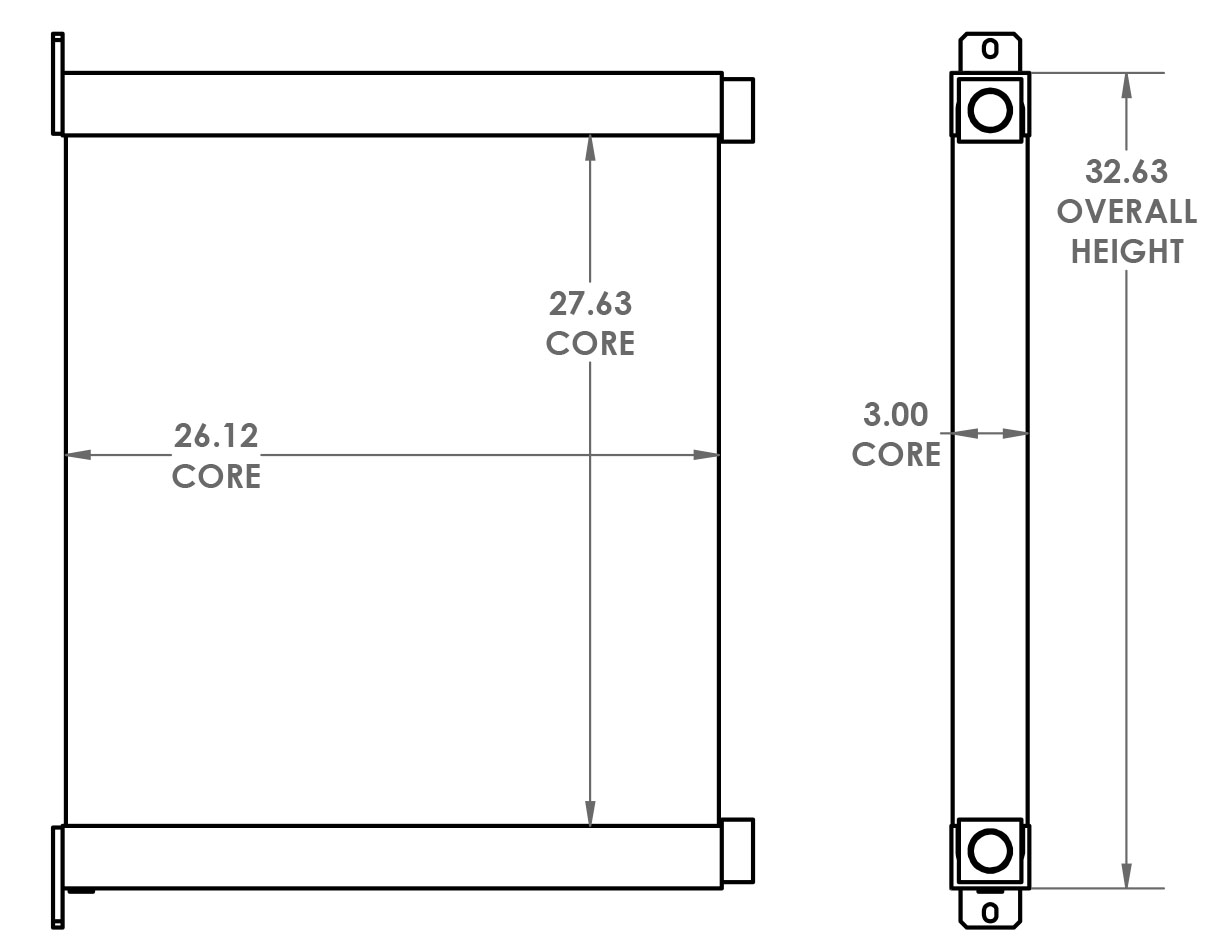 271468 - Sunrise Water Jet Oil Cooler Oil Cooler