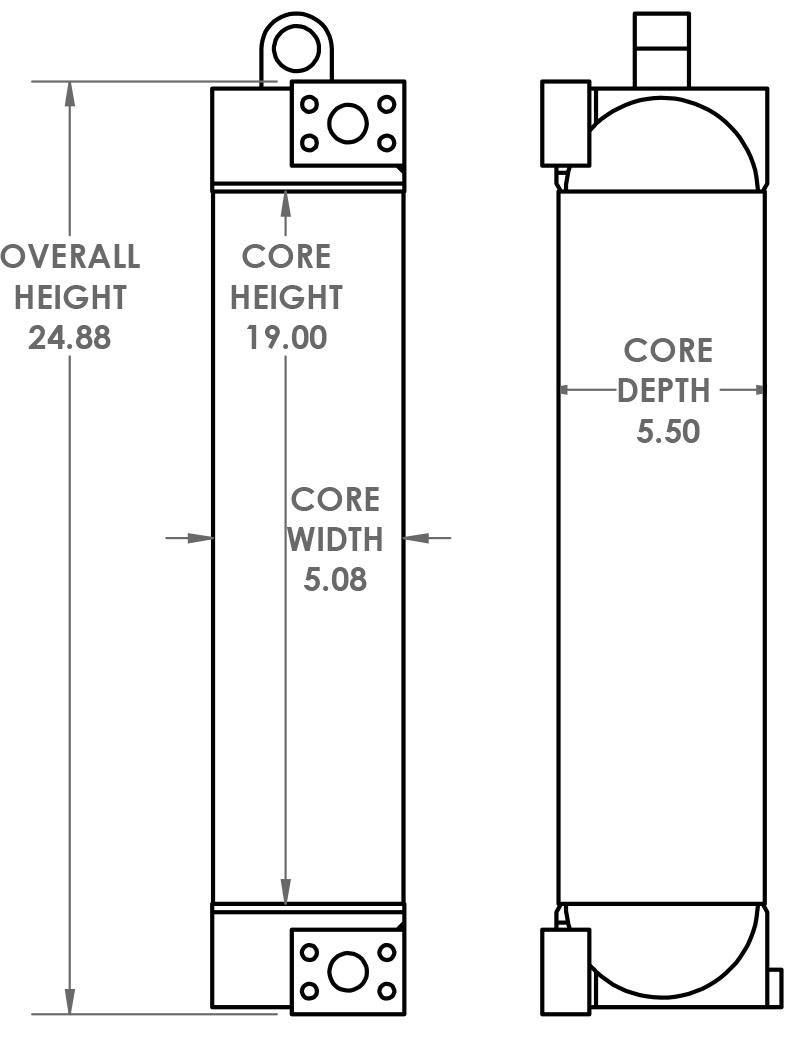 271473 - Caterpillar 951C Crawler Loader (1970s) Oil Cooler