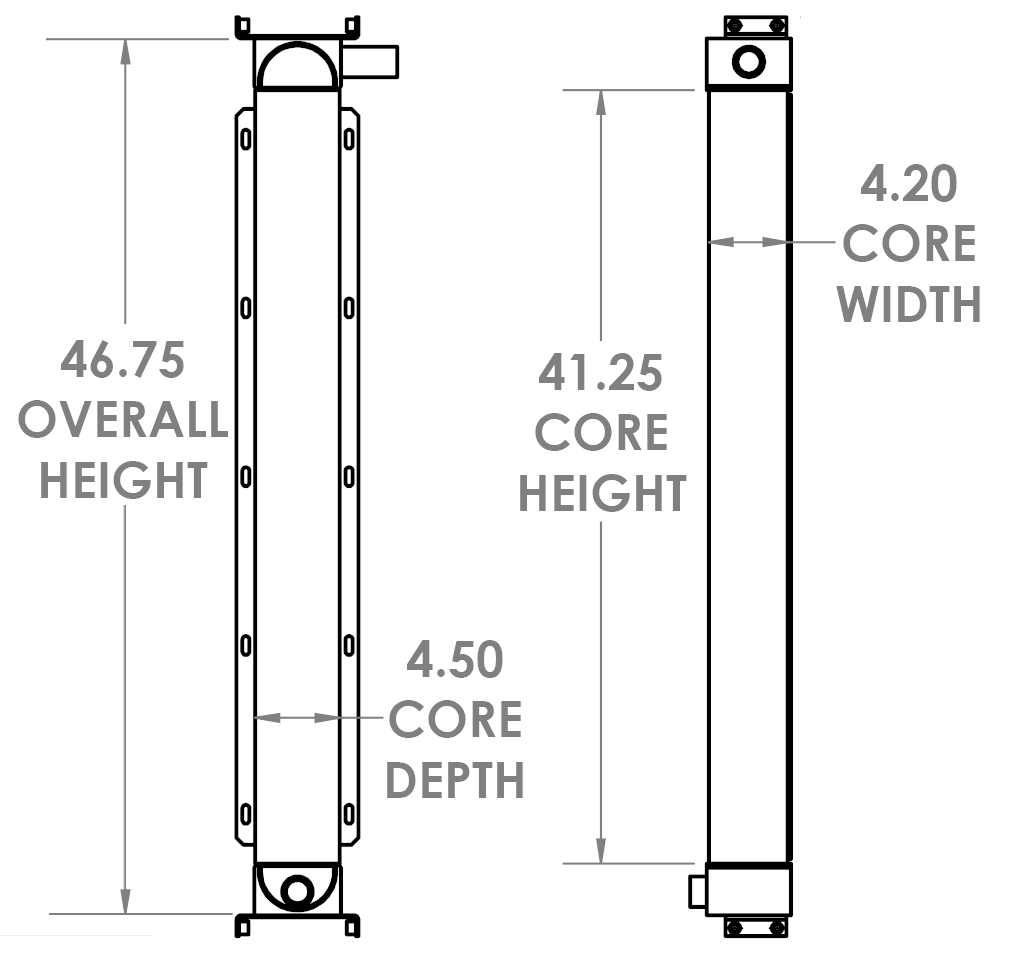 271485 - Newell Motorhome Oil Cooler Oil Cooler