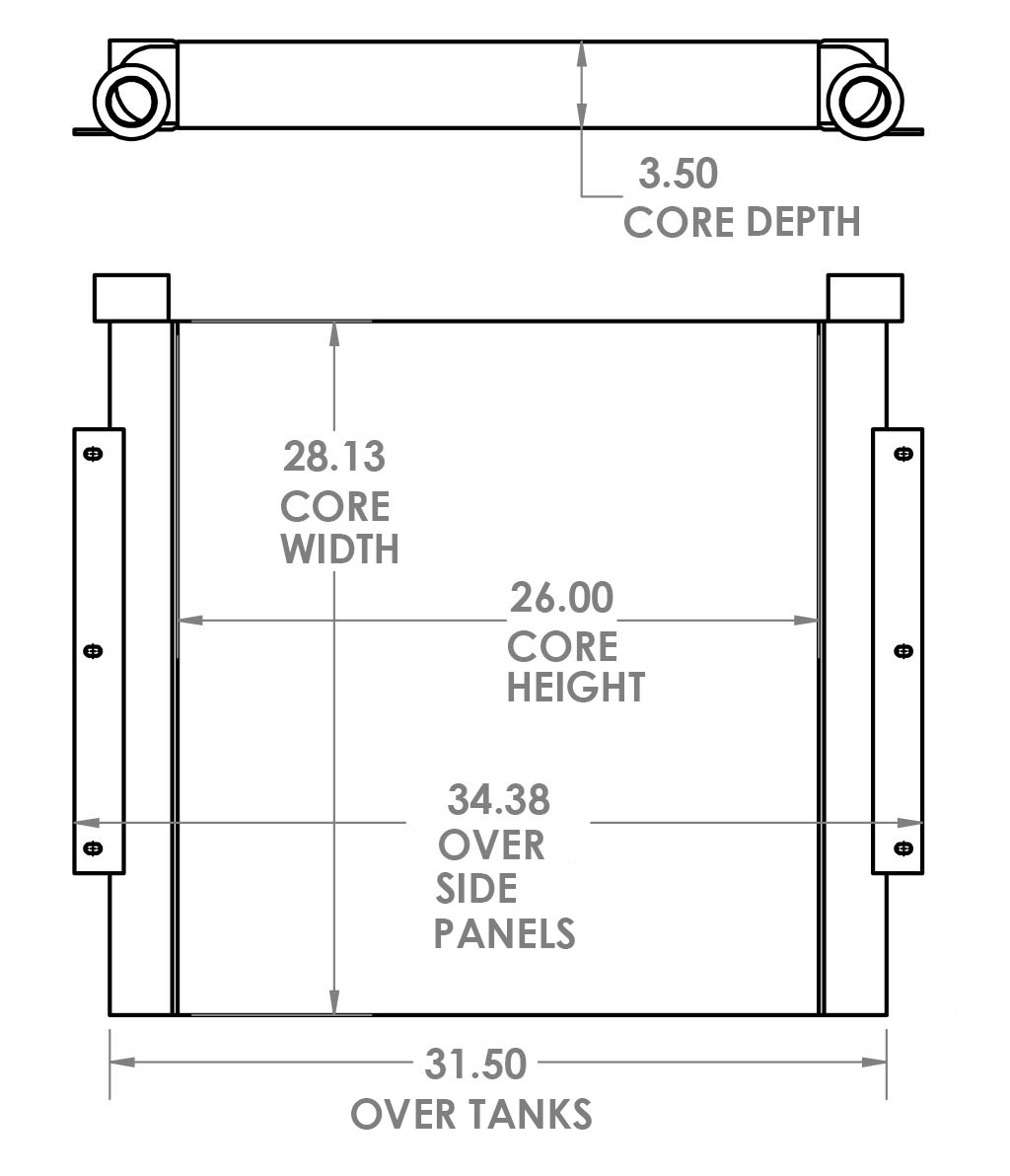 271489 - Industrial Oil Cooler Oil Cooler