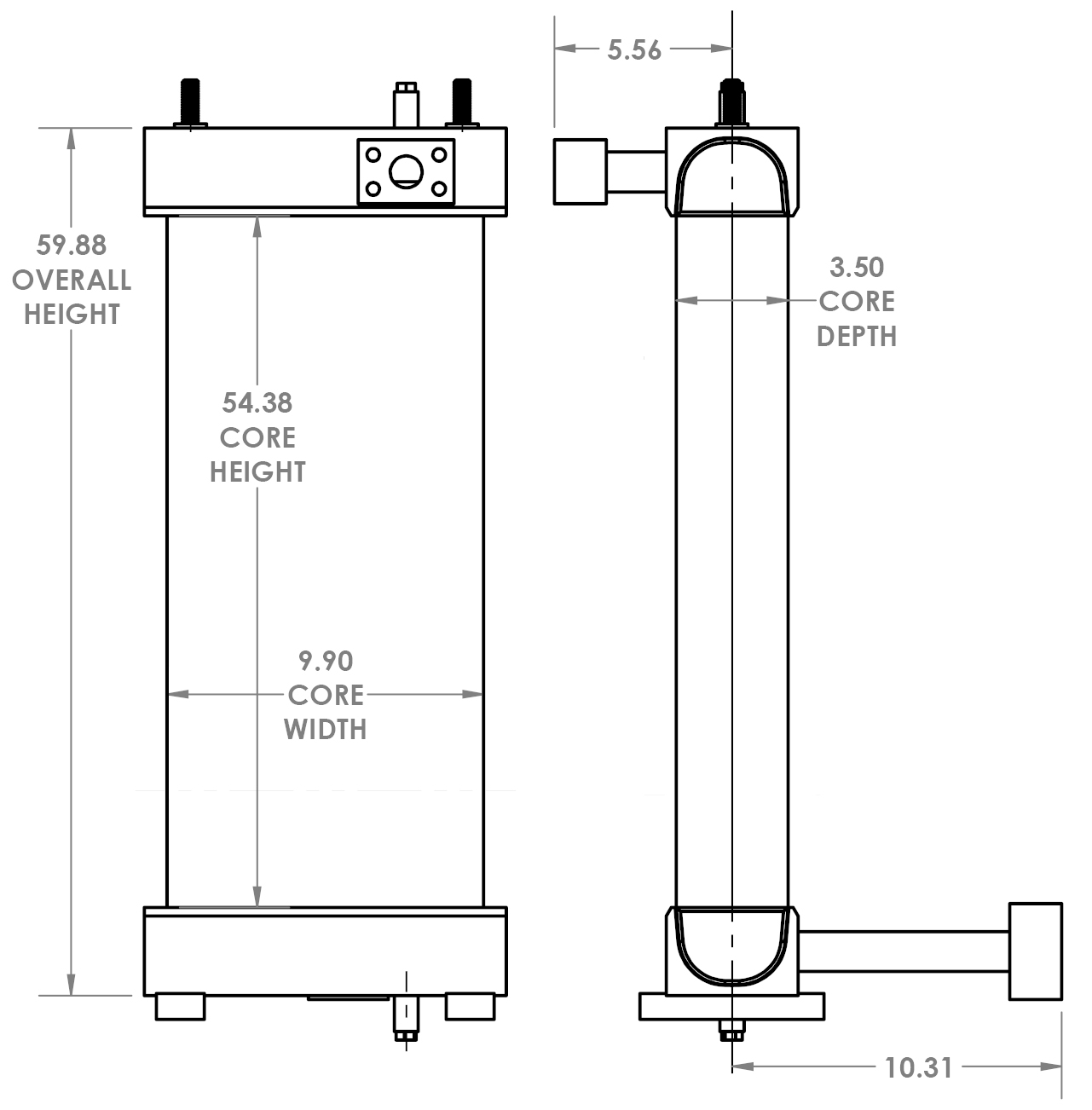 271490 - Volvo 330D Wheel Loader Oil Cooler Oil Cooler