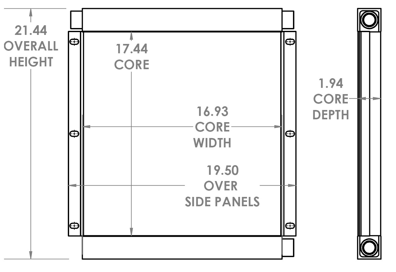 271491 - CompAir LeROI Oil Cooler Oil Cooler