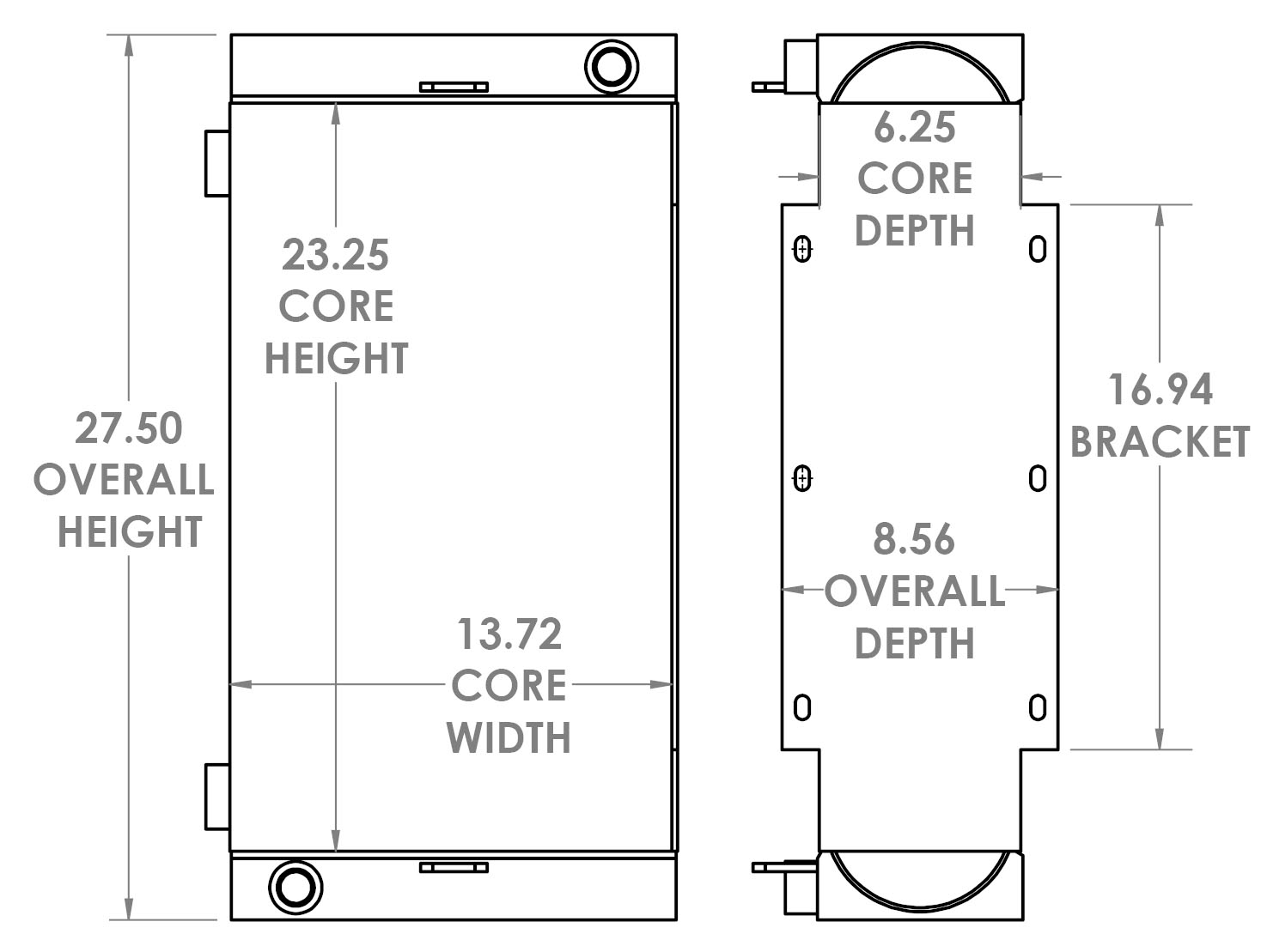 271511 - Gradall XL3100 Oil Cooler Oil Cooler