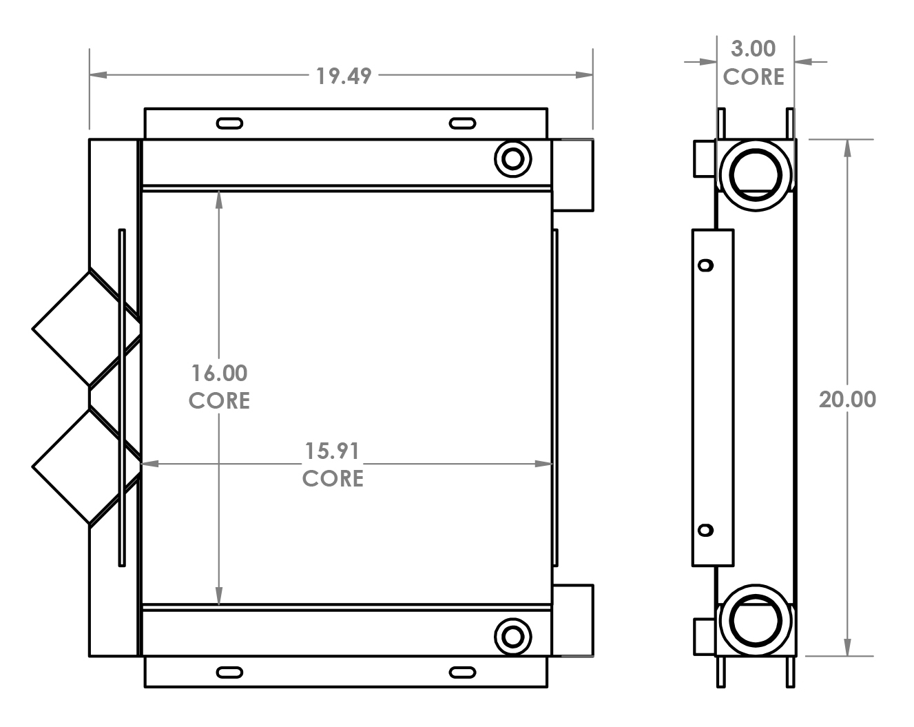 271512 - Industrial Oil Cooler Oil Cooler