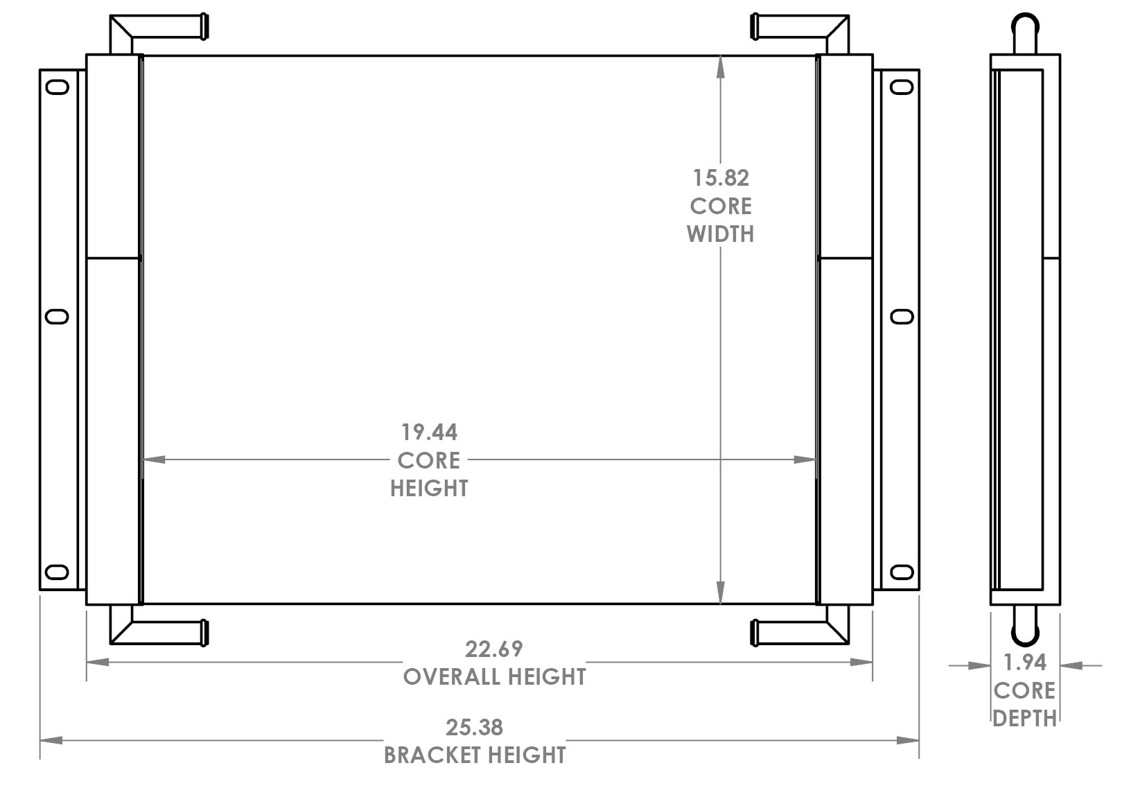 271513 - JCB Oil Cooler Oil Cooler