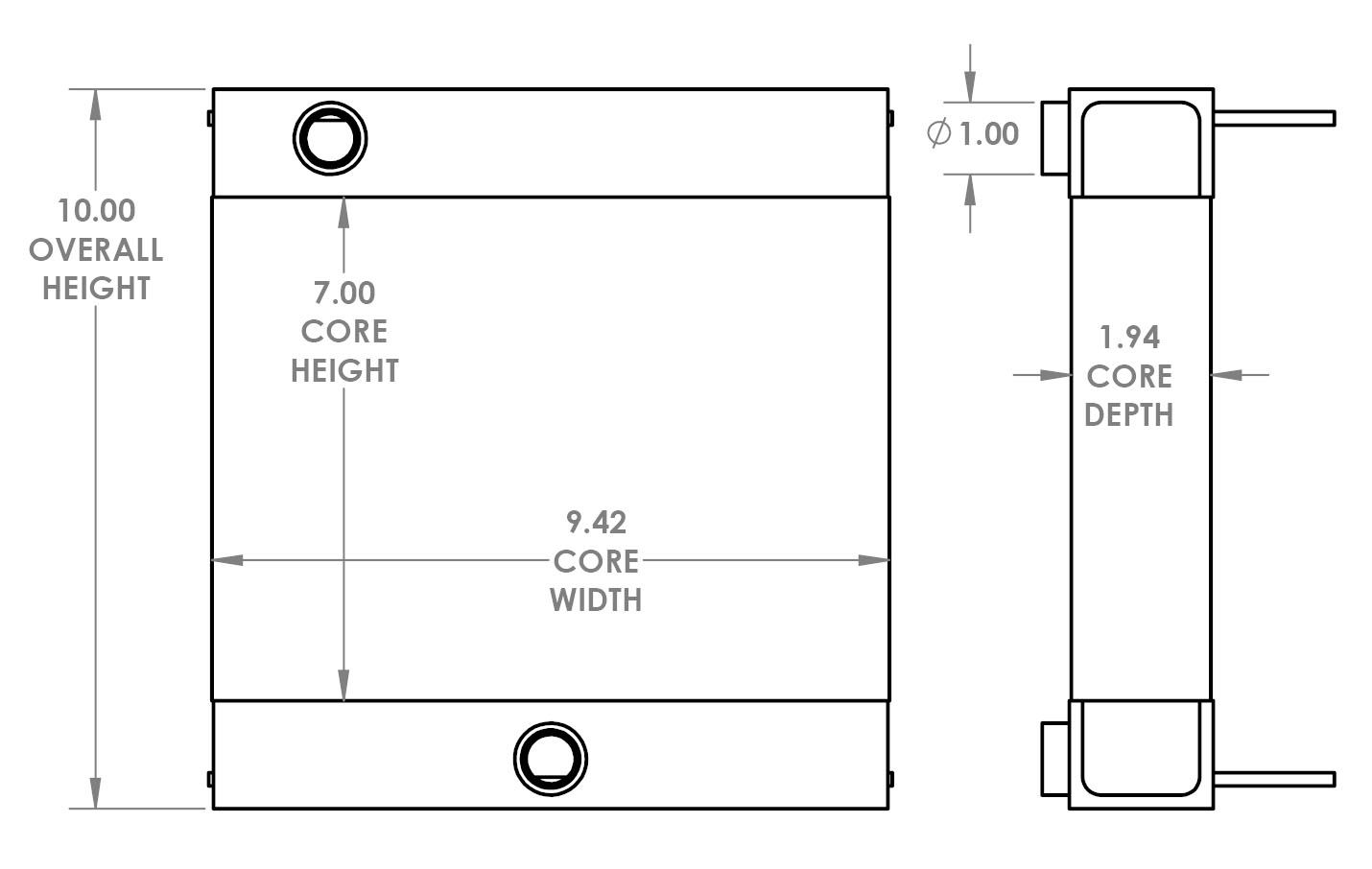 271515 - International Snow Plow Oil Cooler Oil Cooler