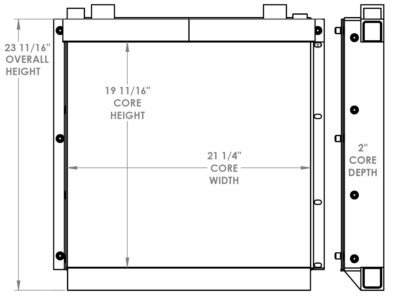 271531 - Caterpillar Roller Oil Cooler Oil Cooler