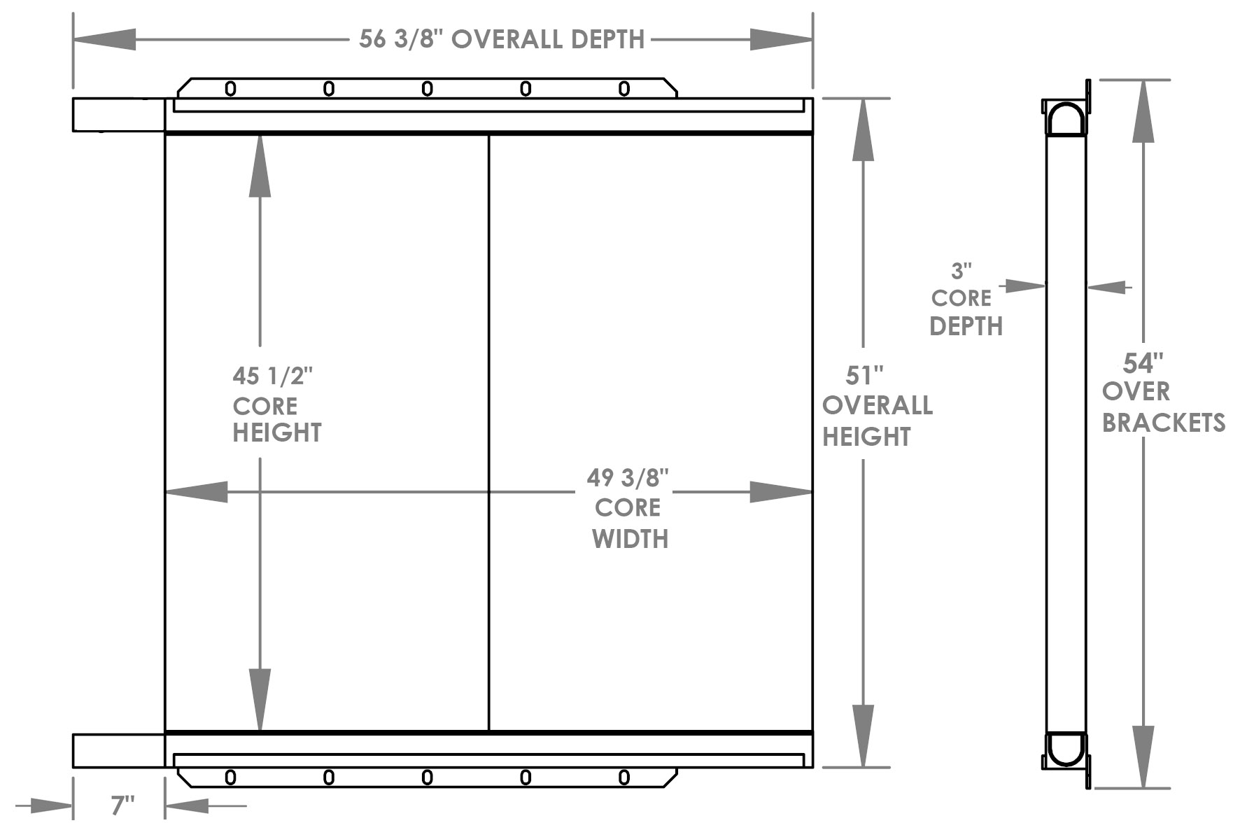 271535 - Thermal Transfer Product DH Series Oil Cooler Oil Cooler