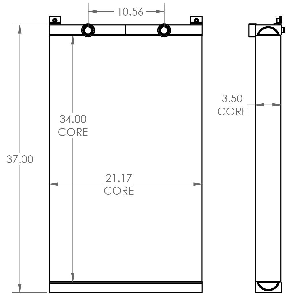 271548 - Atlas Copco GA75 Oil Cooler Oil Cooler