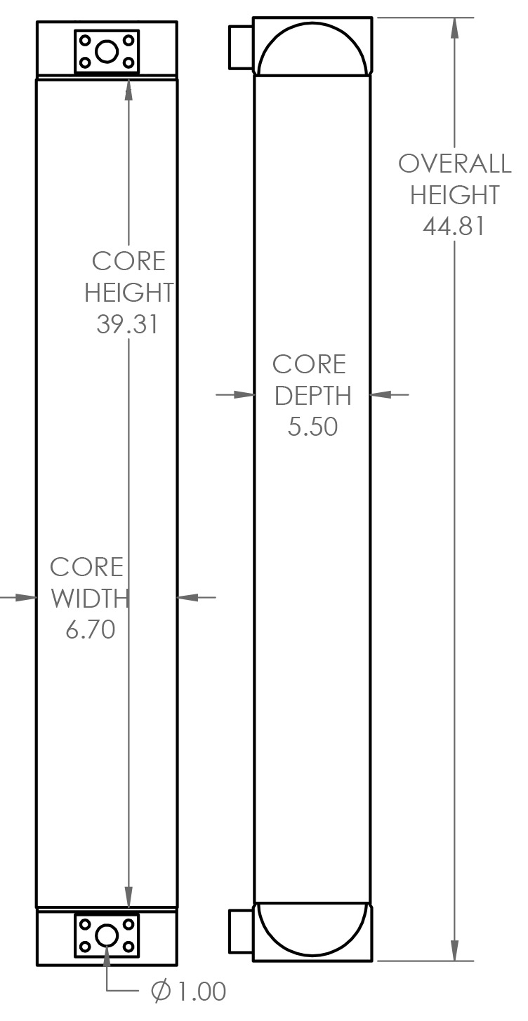 271559 - Industrial Oil Cooler Oil Cooler