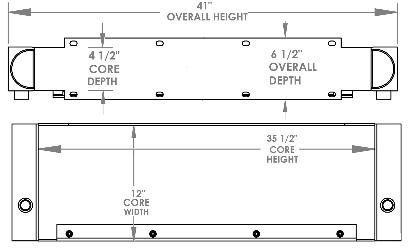 271562 - John Deere 550H Oil Cooler Oil Cooler