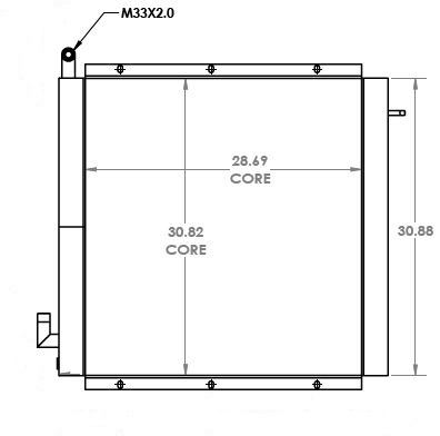 271564 - Liugong Loader Oil Cooler Oil Cooler