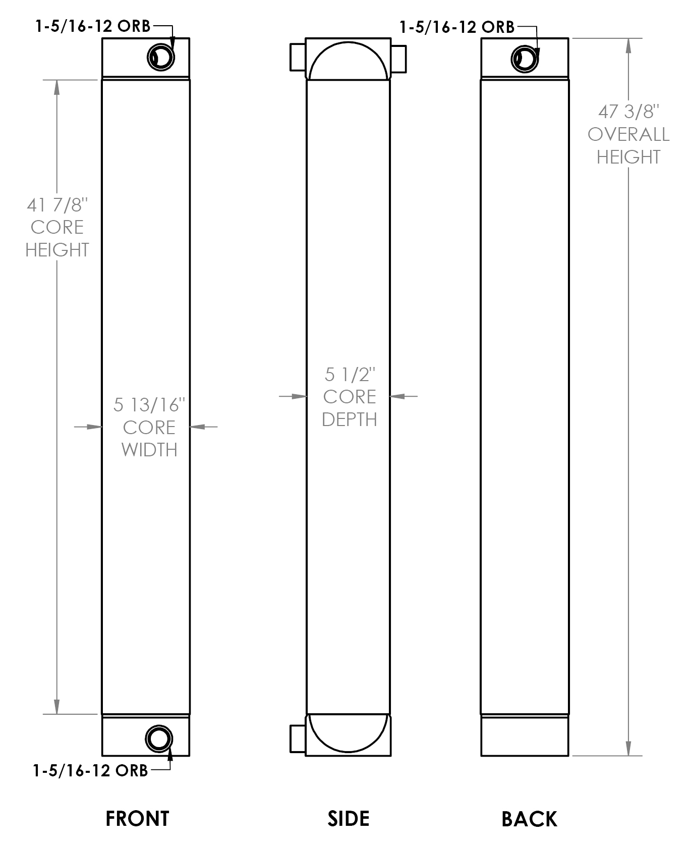 271567 - Industrial Oil Cooler Oil Cooler