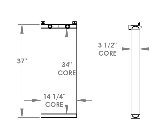 271571 - Atlas Copco Oil Cooler Oil Cooler