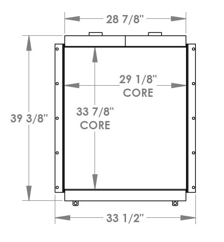 271577 - Terex-American HC110 Crane Oil Cooler Oil Cooler