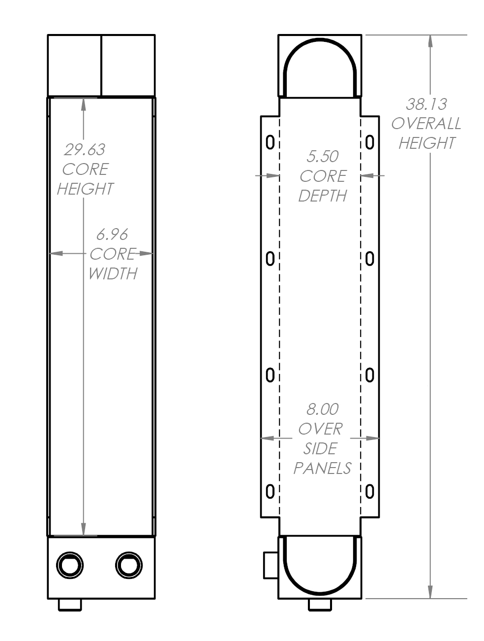 271589 - Taylor Forklift Oil Cooler Oil Cooler