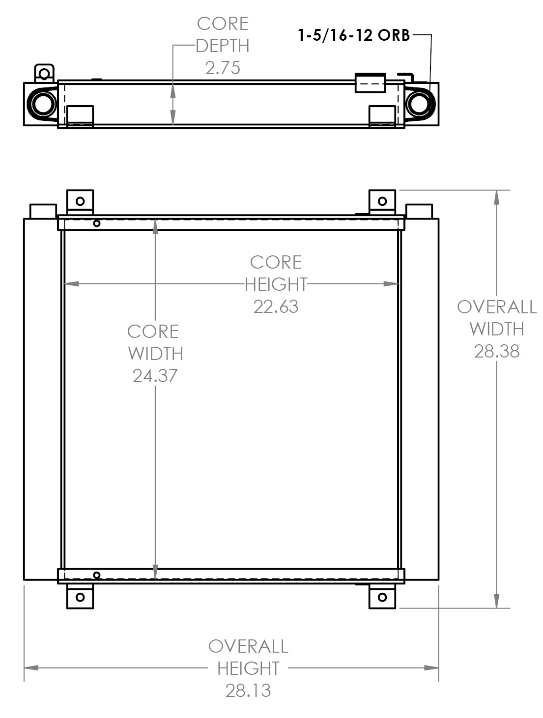 271603 - Industrial Oil Cooler Oil Cooler