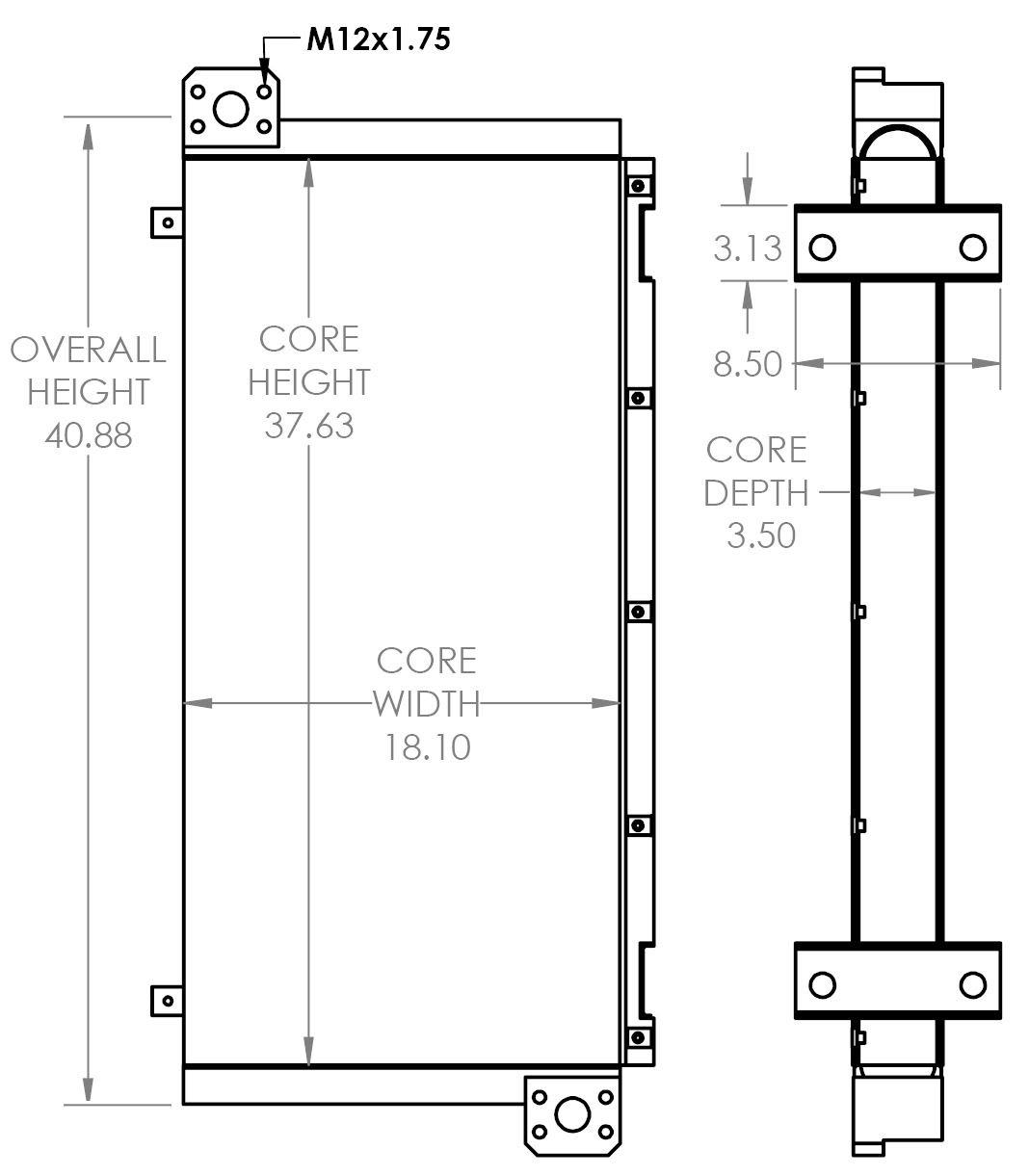 271605 - Industrial Oil Cooler Oil Cooler