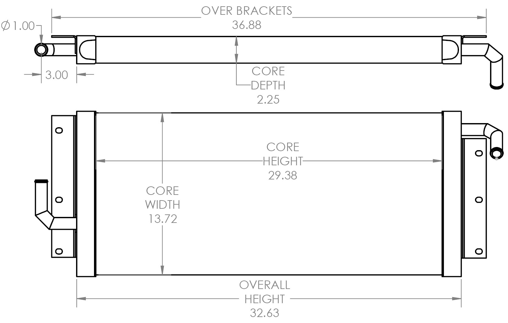 271607 - TCM 870 Oil Cooler Oil Cooler