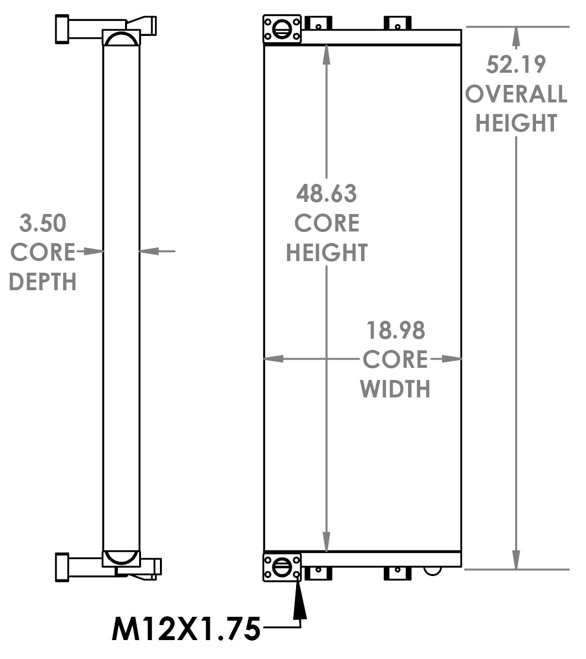 271616 - Liebherr 944C Oil Cooler Oil Cooler