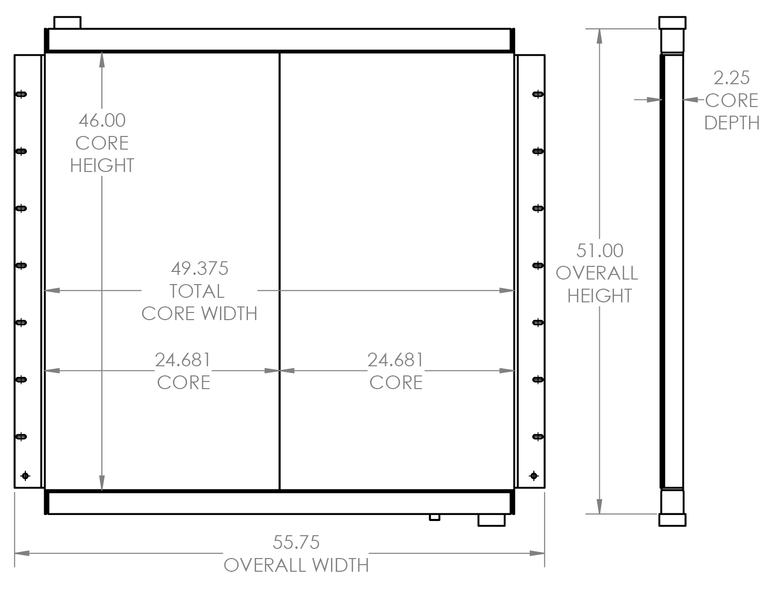 271624 - Drill Rig Oil Cooler Oil Cooler