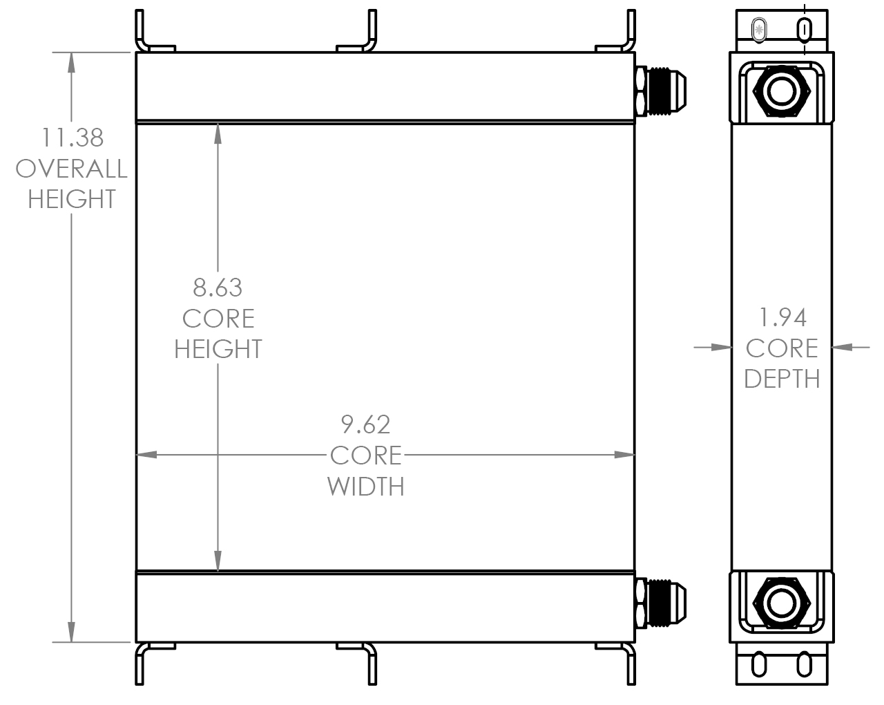 271626 - Racecar Oil Cooler Oil Cooler