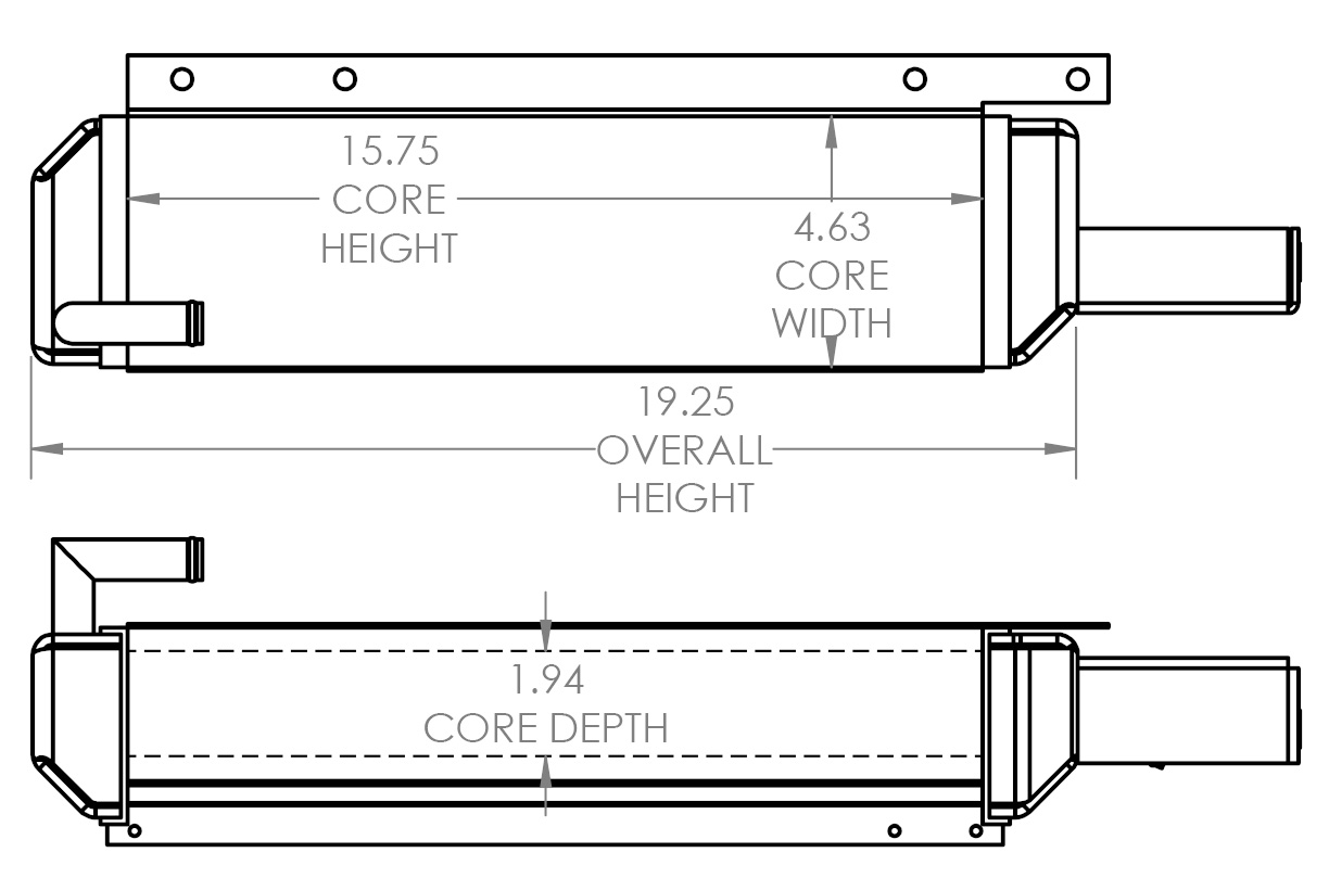 271632 - John Deere 410D Oil Cooler Oil Cooler