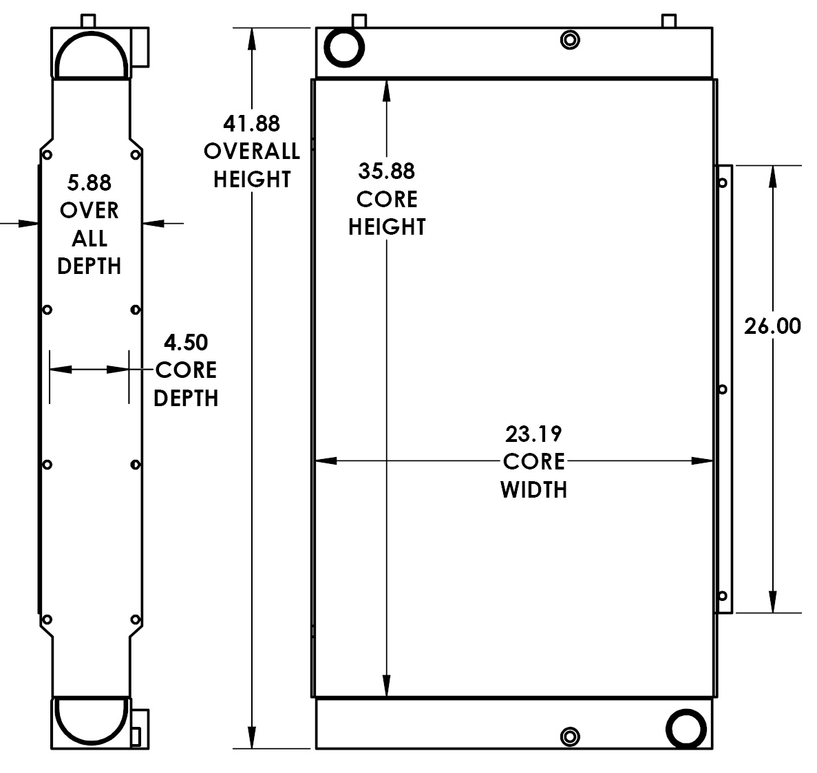 271638 - Bergkamp Paver Oil Cooler Oil Cooler