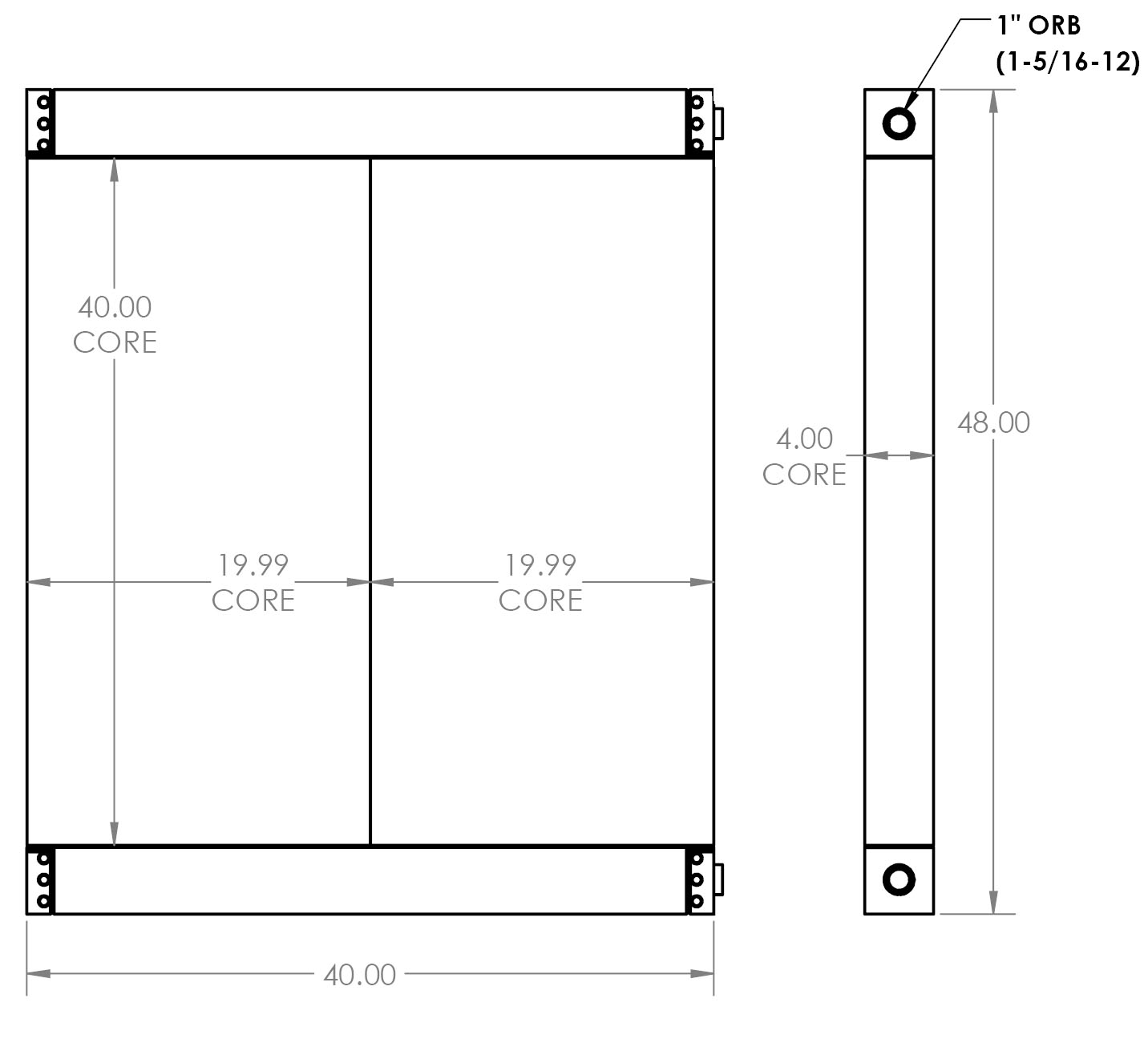 271651 - Industrial Oil Cooler Oil Cooler