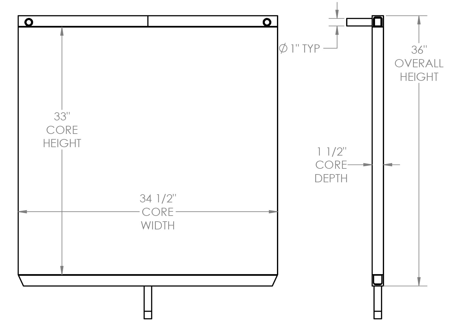 271652 - Industrial Oil Cooler Oil Cooler