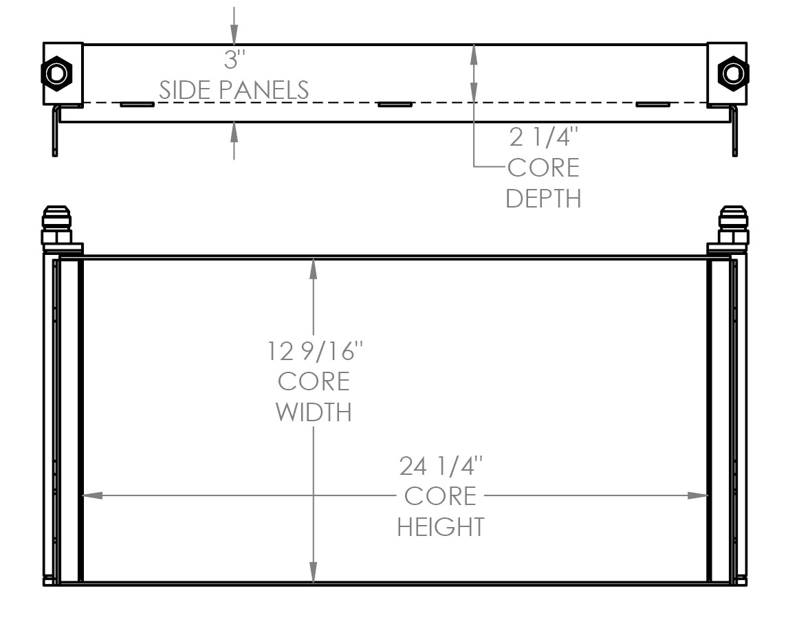 271676 - Volvo Vibratory Roller Oil Cooler Oil Cooler