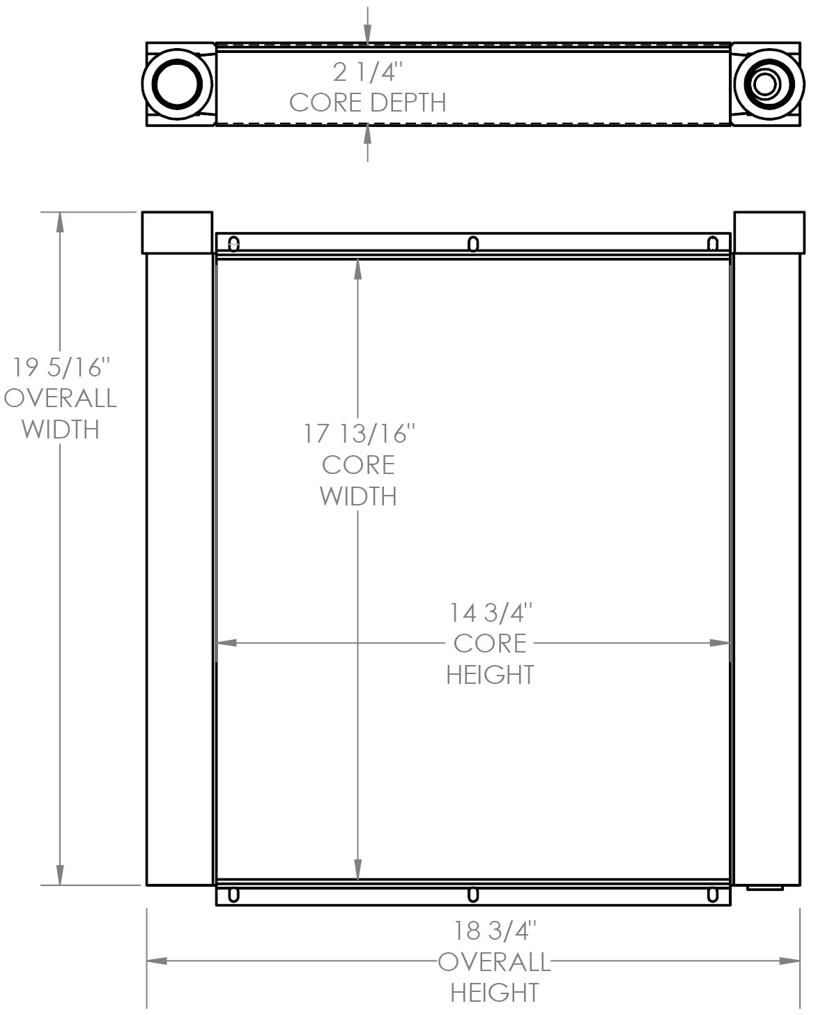 271678 - Hyster 550 Oil Cooler Oil Cooler