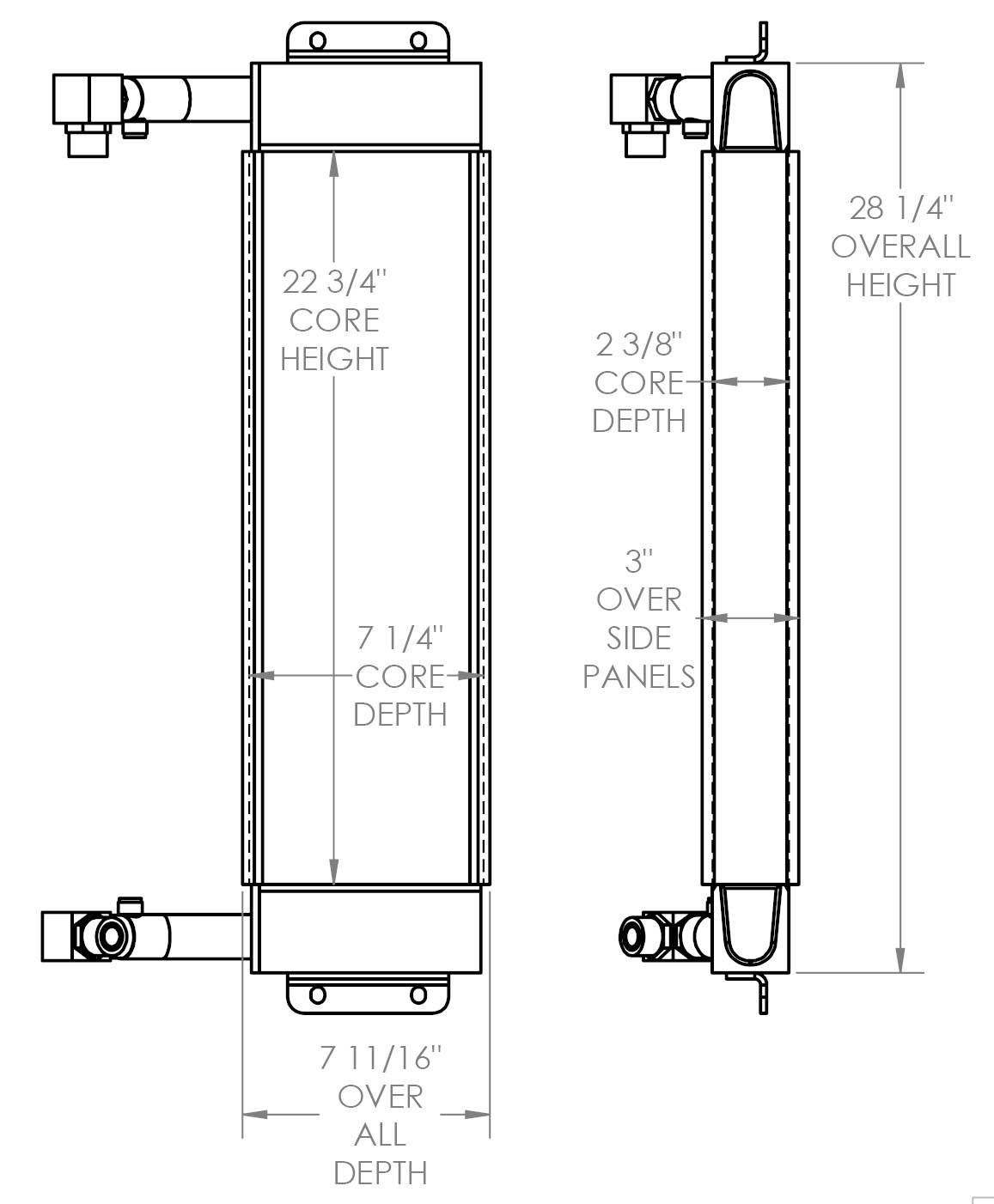 271681 - Hyundai Loader Hydraulic Oil Cooler Oil Cooler