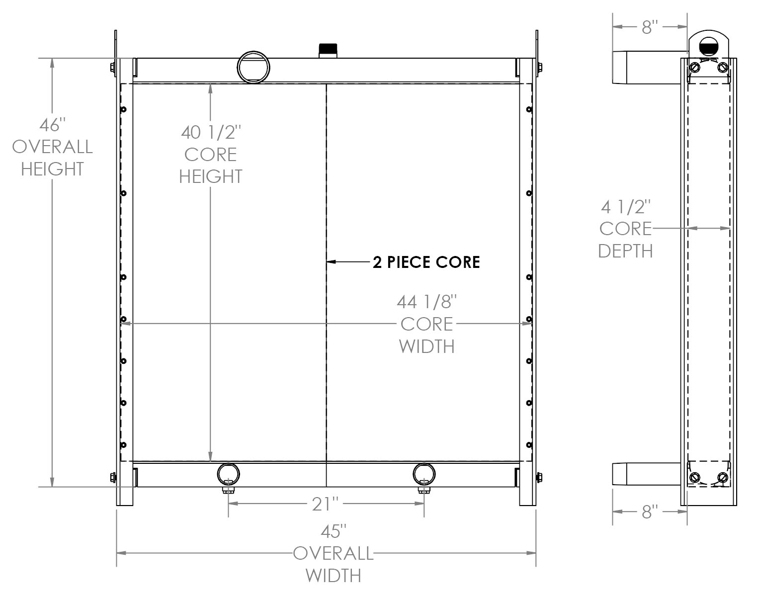 271697 - Industrial Oil Cooler Oil Cooler