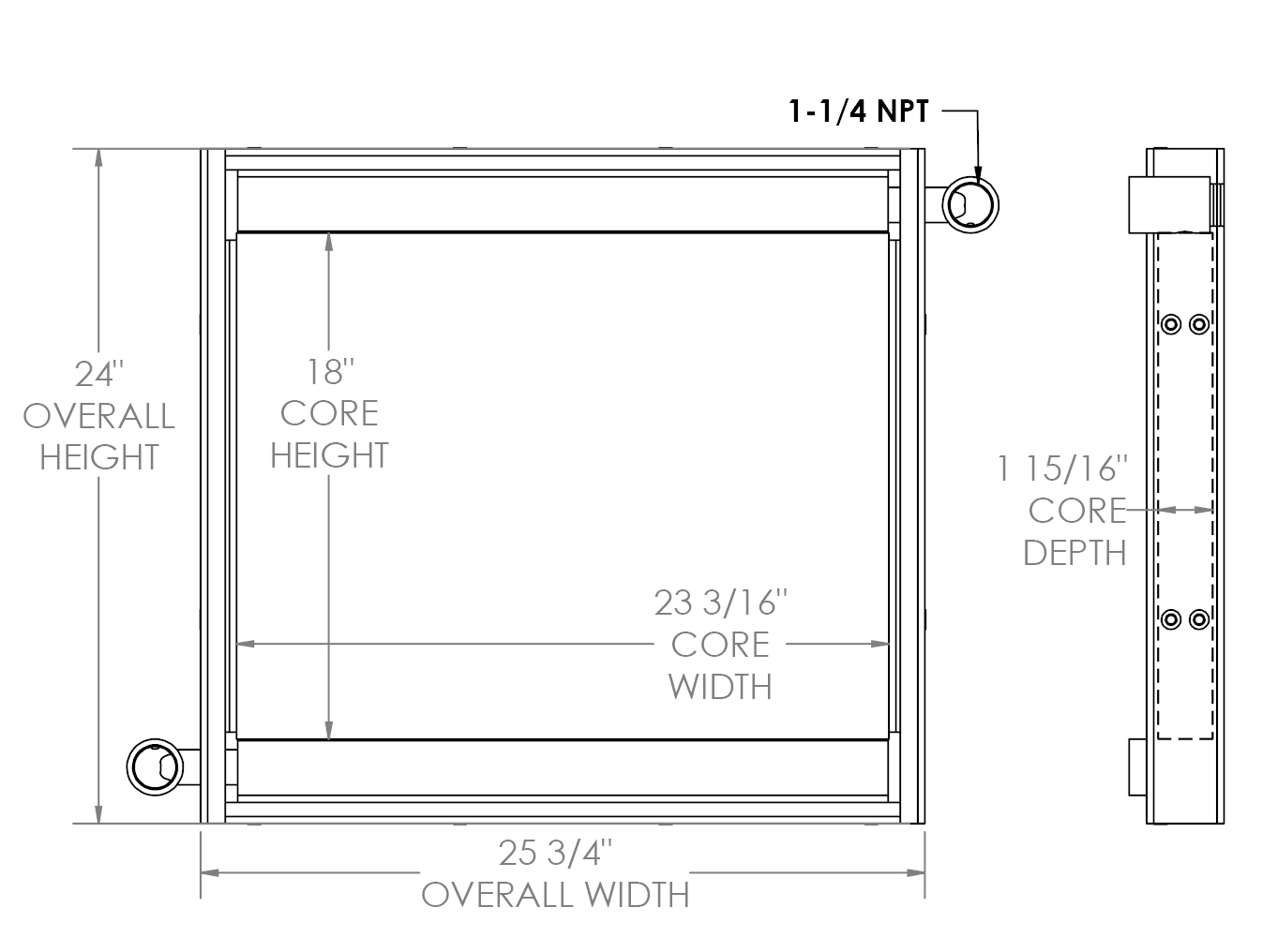 271699 - Industrial Oil Cooler Oil Cooler